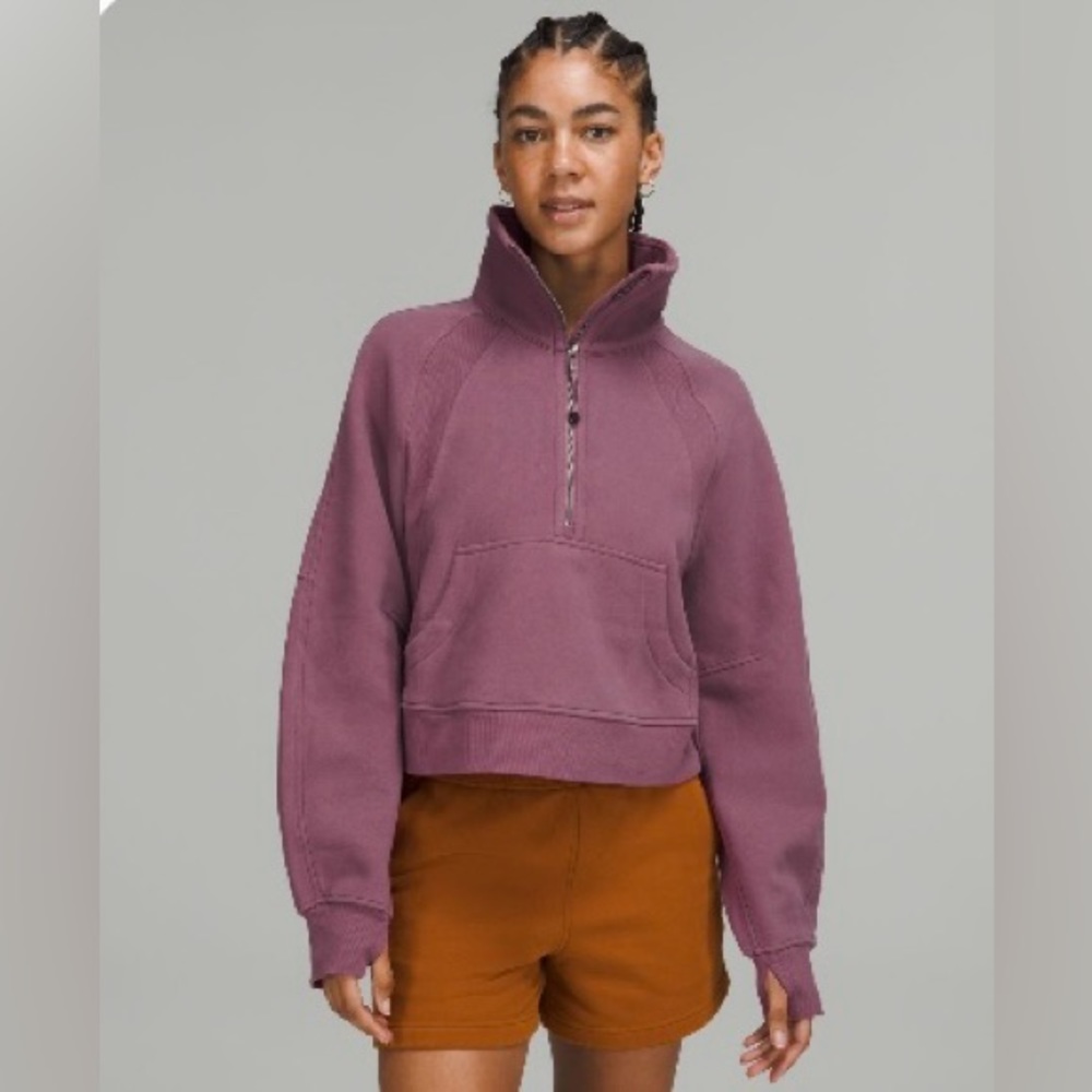 Lululemon scuba oversized funnel neck half zip